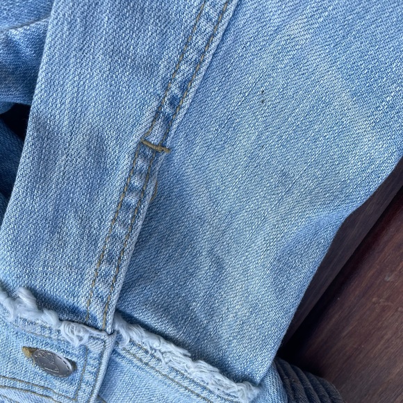 Etam Weekend cropped pear beaded denim jacket 36 - Picture 14 of 15